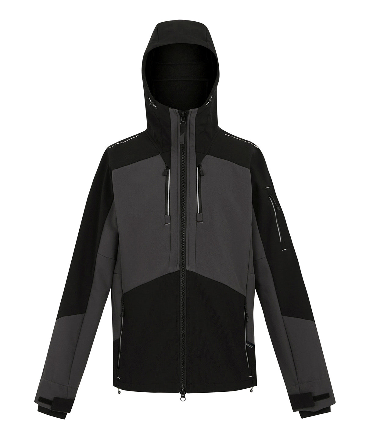 4-Tex stretch 3-layer softshell jacket - Slate Grey/Black