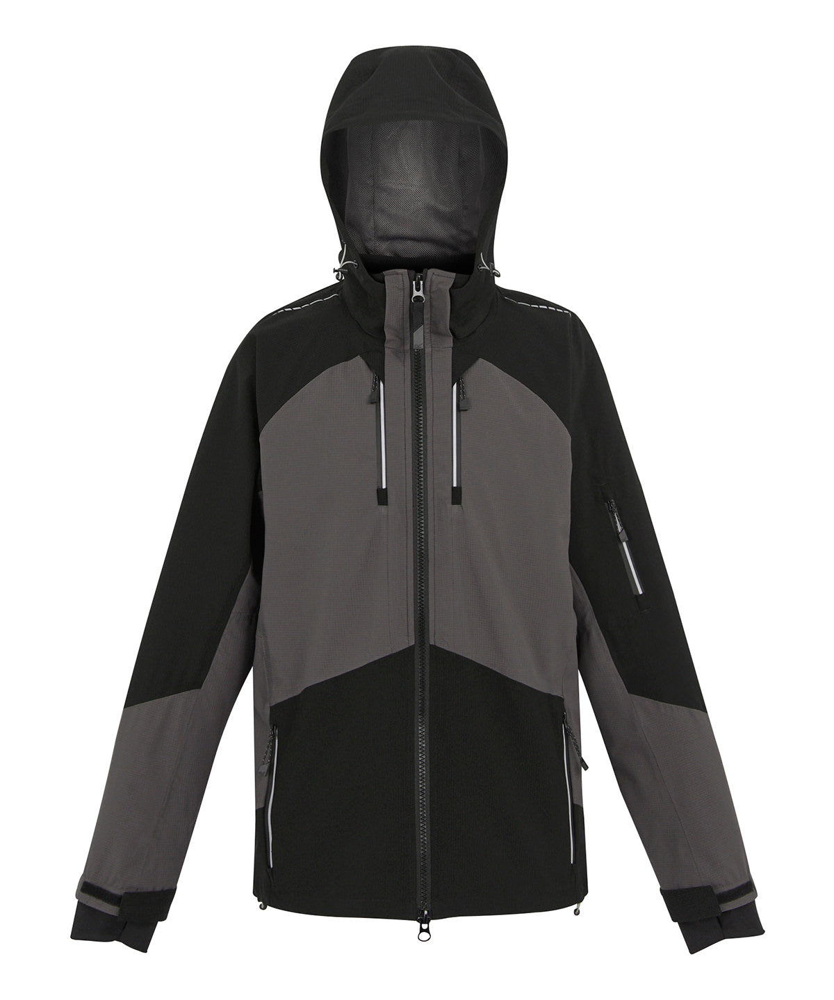 4-Tex stretch waterproof shell jacket - Slate Grey/Black