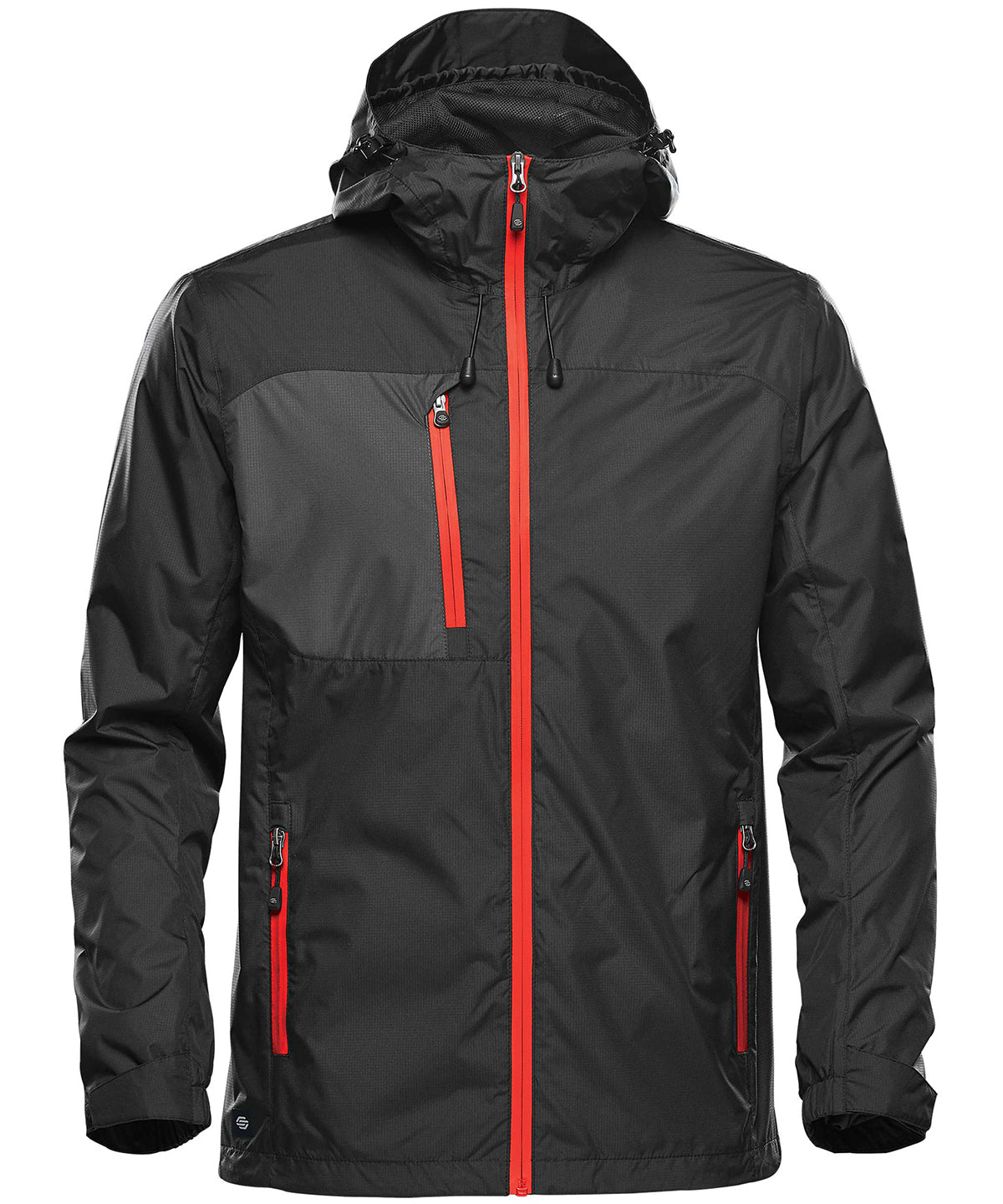 Olympia shell - Black/Bright Red