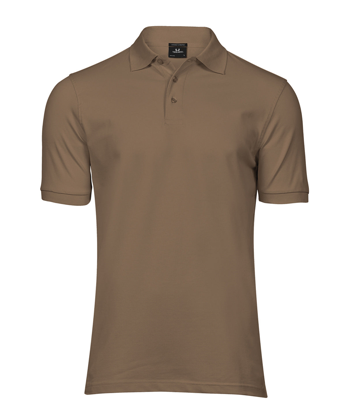 Luxury stretch polo (1405) - Wood