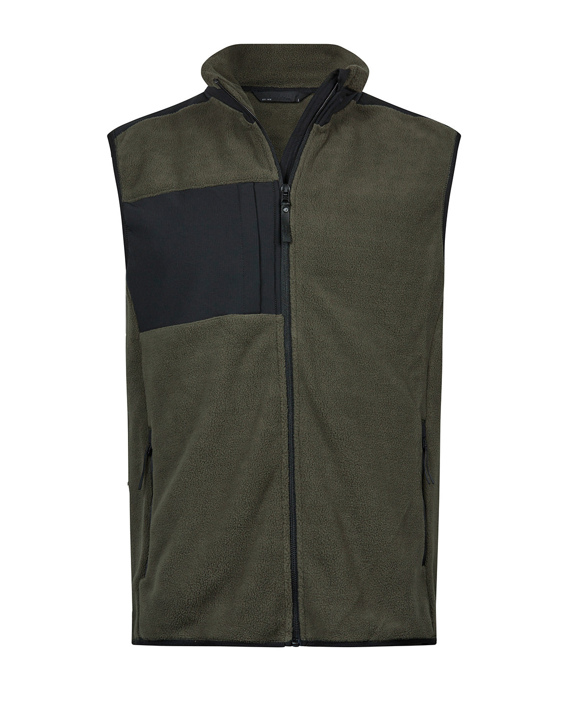 Mountain fleece bodywarmer (9122) - Deep Green/Black