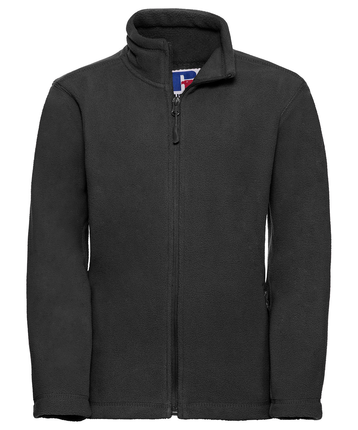 Kids full-zip outdoor fleece - Black