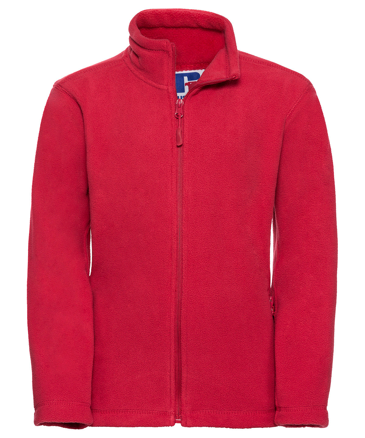 Kids full-zip outdoor fleece - Classic Red