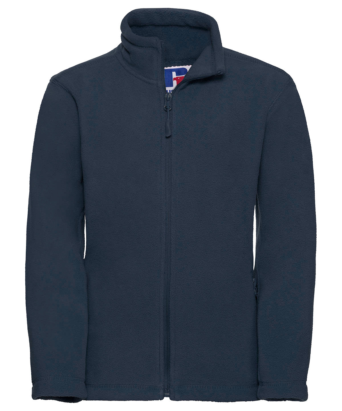 Kids full-zip outdoor fleece - French Navy