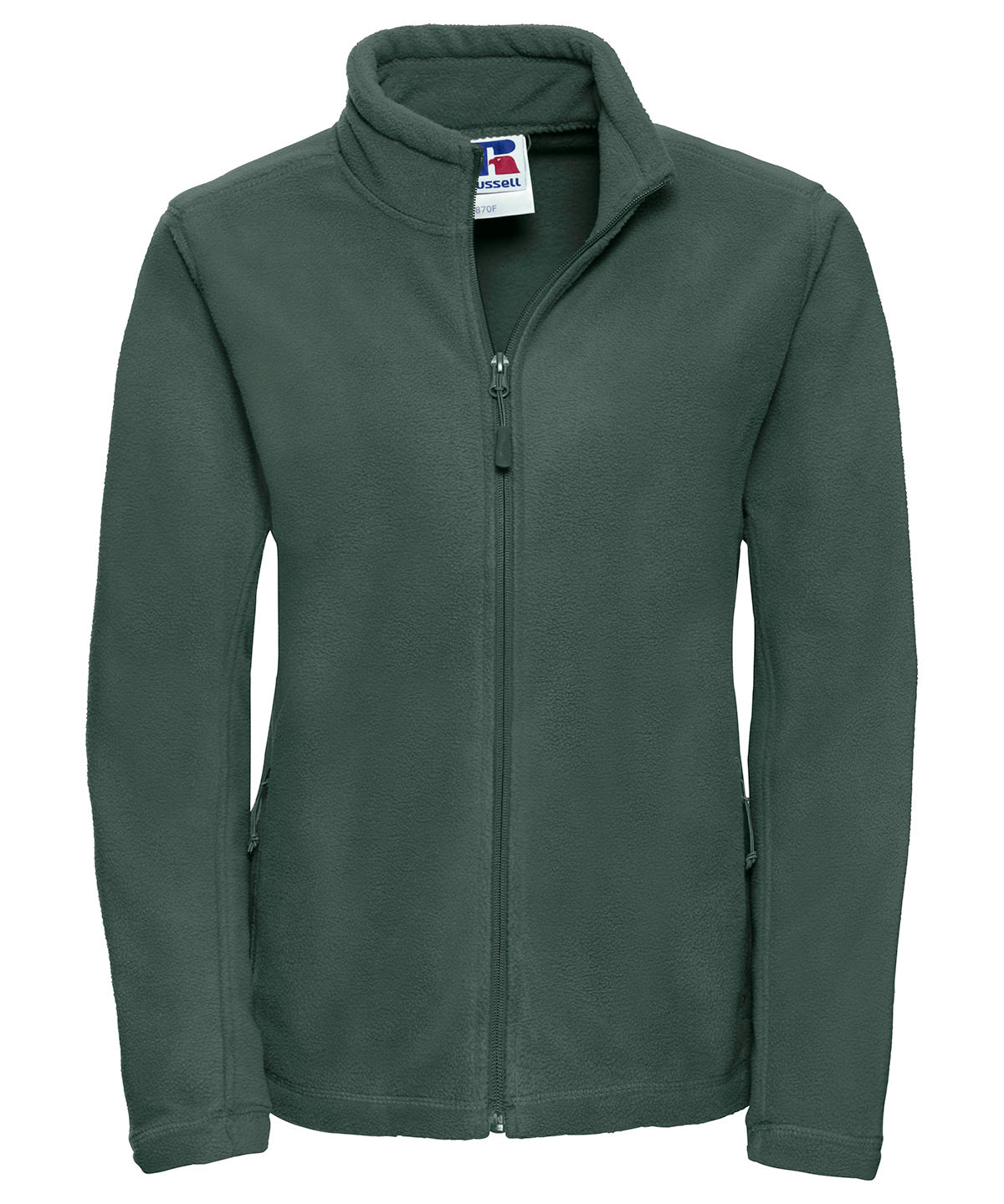 Women's full-zip outdoor fleece - Bottle Green