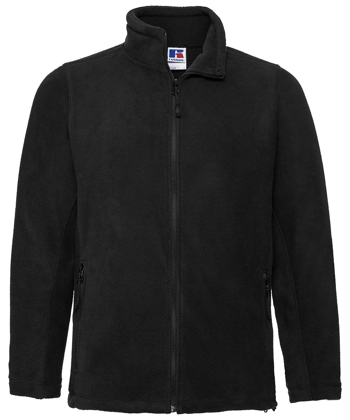 Full-zip outdoor fleece - Black