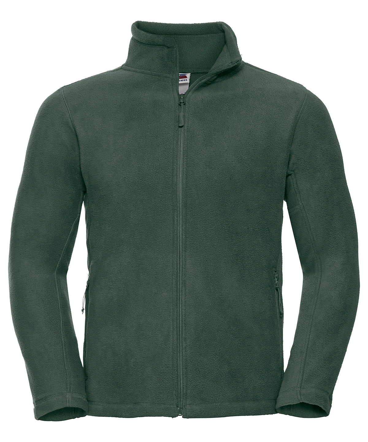 Full-zip outdoor fleece - Bottle Green