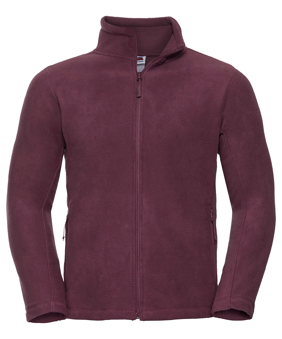 Full-zip outdoor fleece - Burgundy