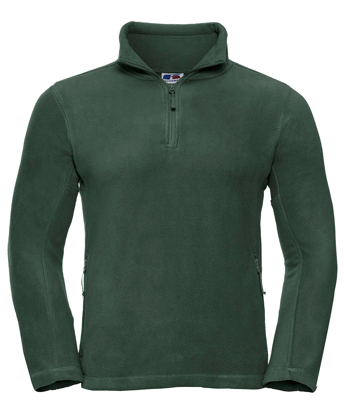 ¼-zip outdoor fleece - Bottle Green
