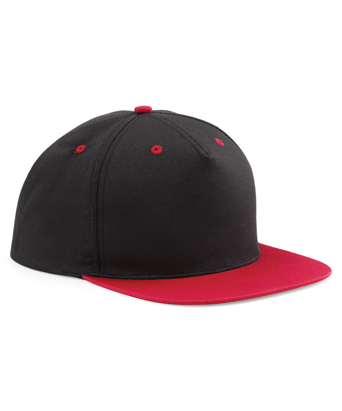 5-panel contrast snapback - Black/Classic Red