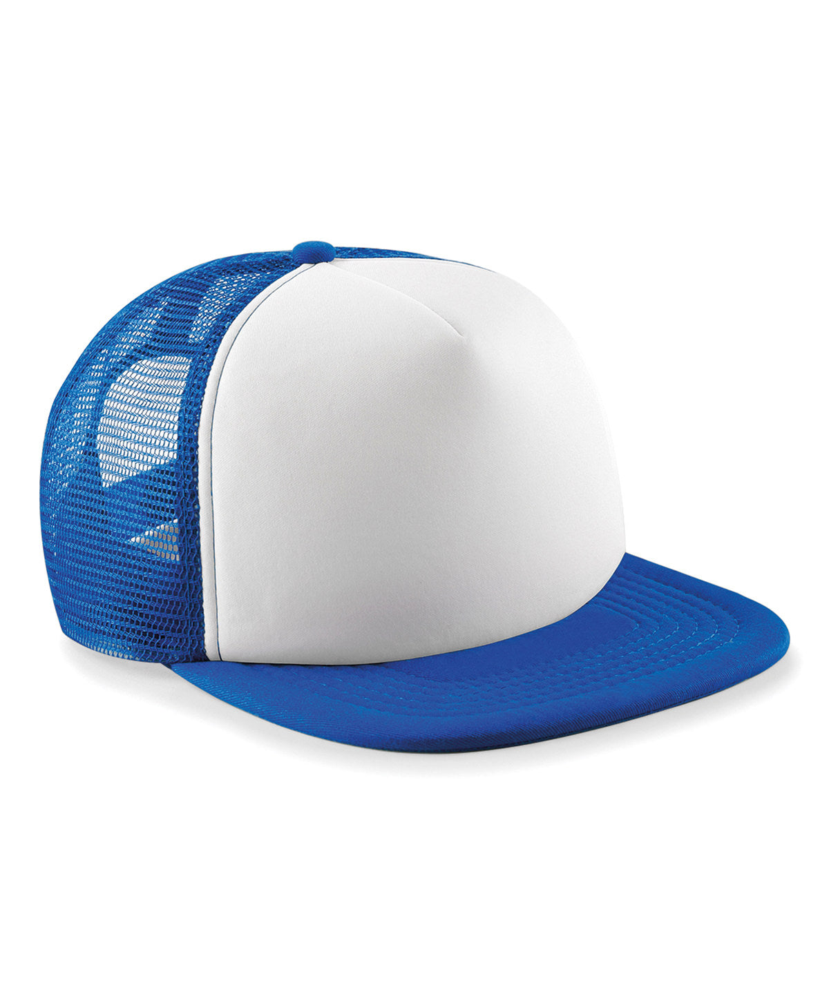Junior vintage snapback trucker - Bright Royal/White