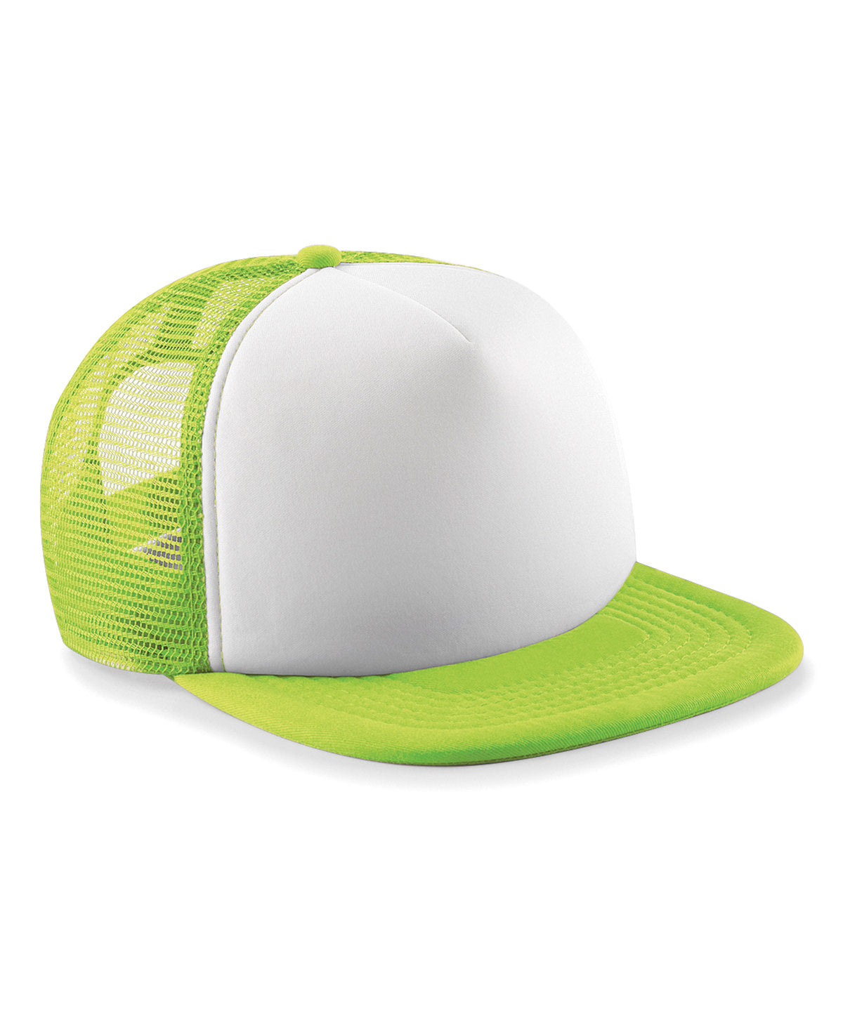 Junior vintage snapback trucker - Lime Green/White