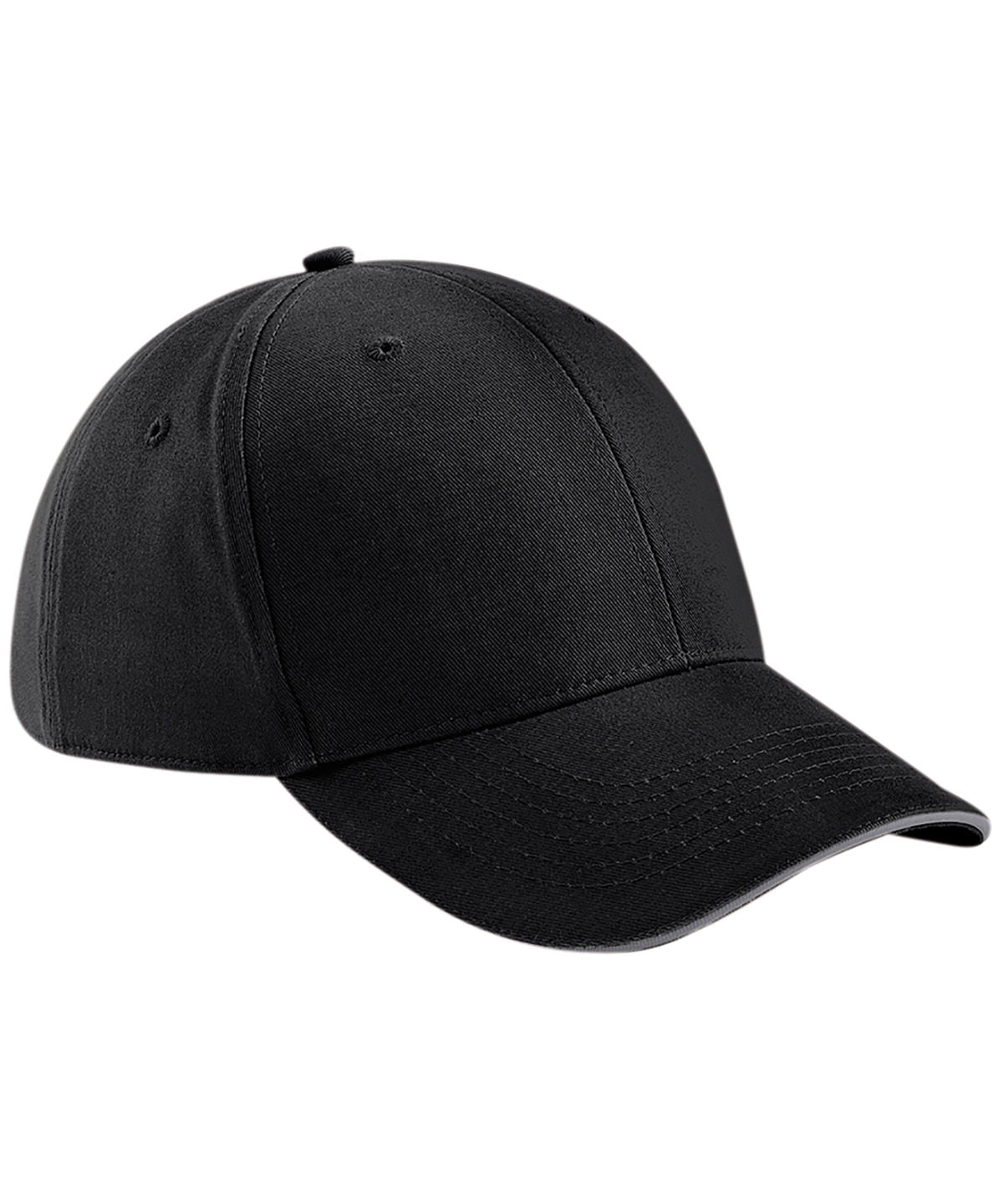 Athleisure 6-panel cap - Black/Graphite Grey
