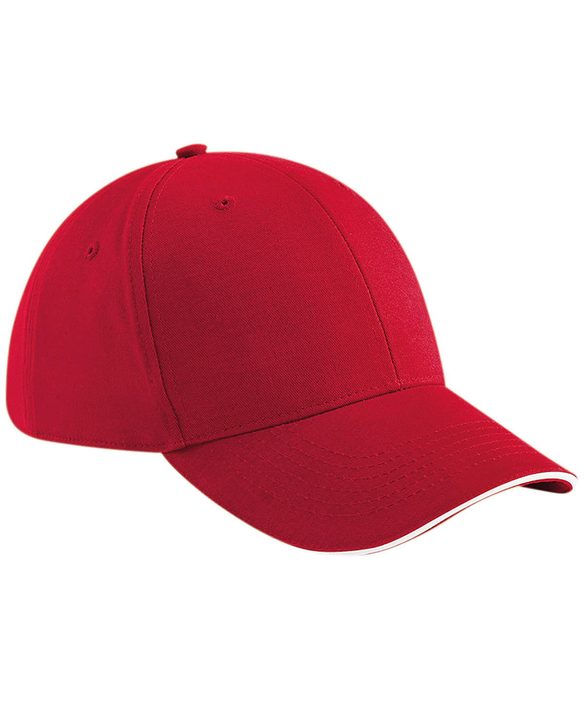 Athleisure 6-panel cap - Classic Red/White