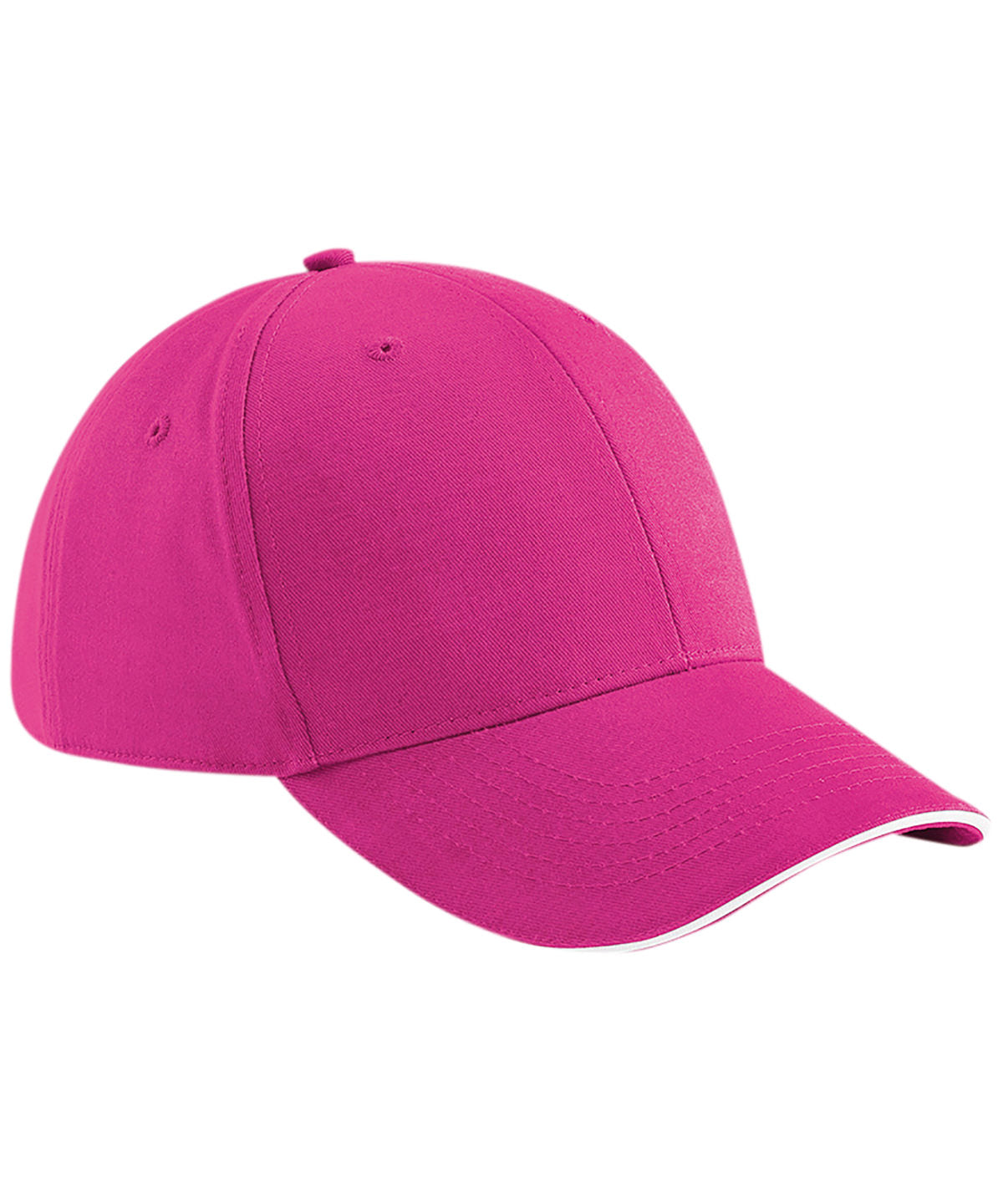 Athleisure 6-panel cap - Fuchsia/White