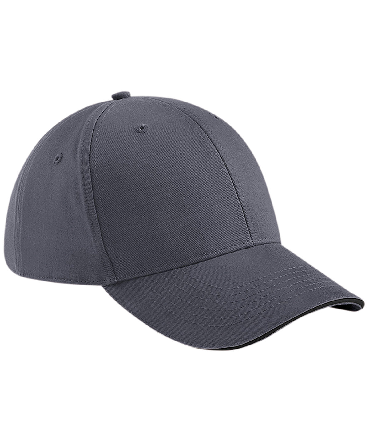 Athleisure 6-panel cap - Graphite Grey/Black
