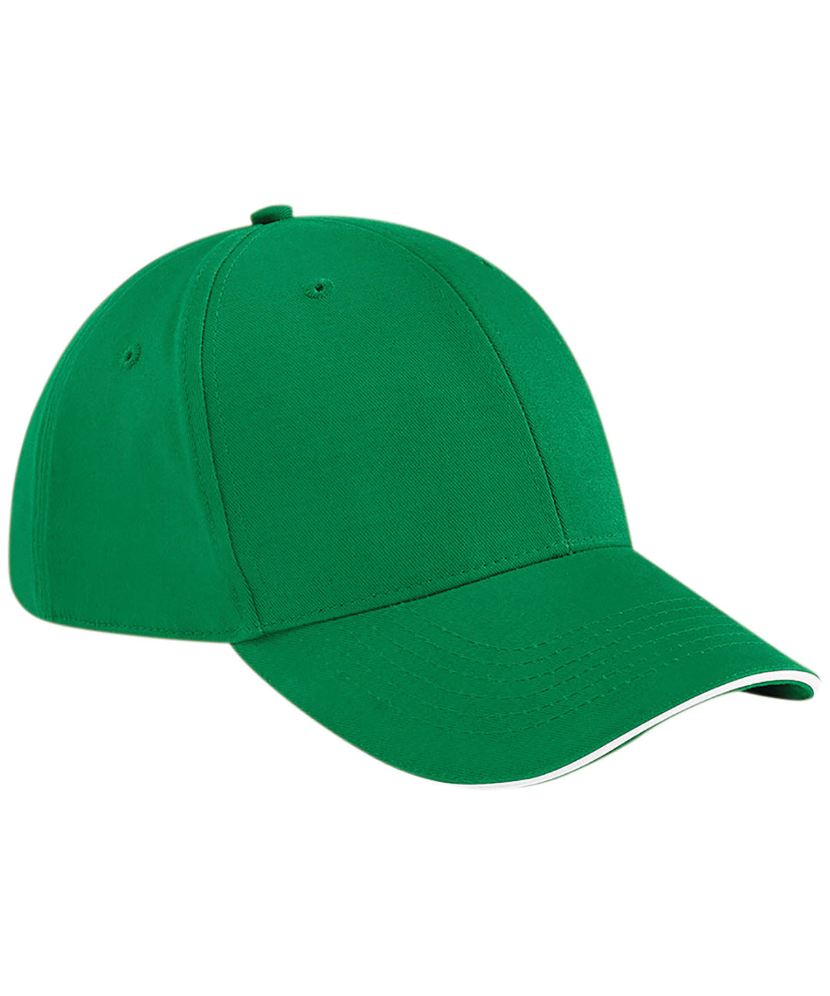 Athleisure 6-panel cap - Kelly Green/White