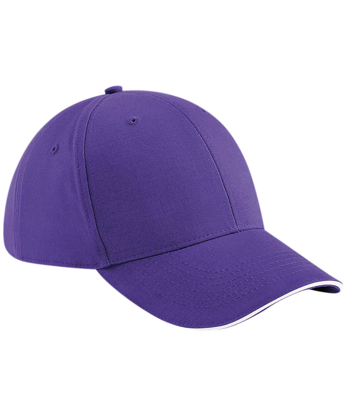 Athleisure 6-panel cap - Purple/White