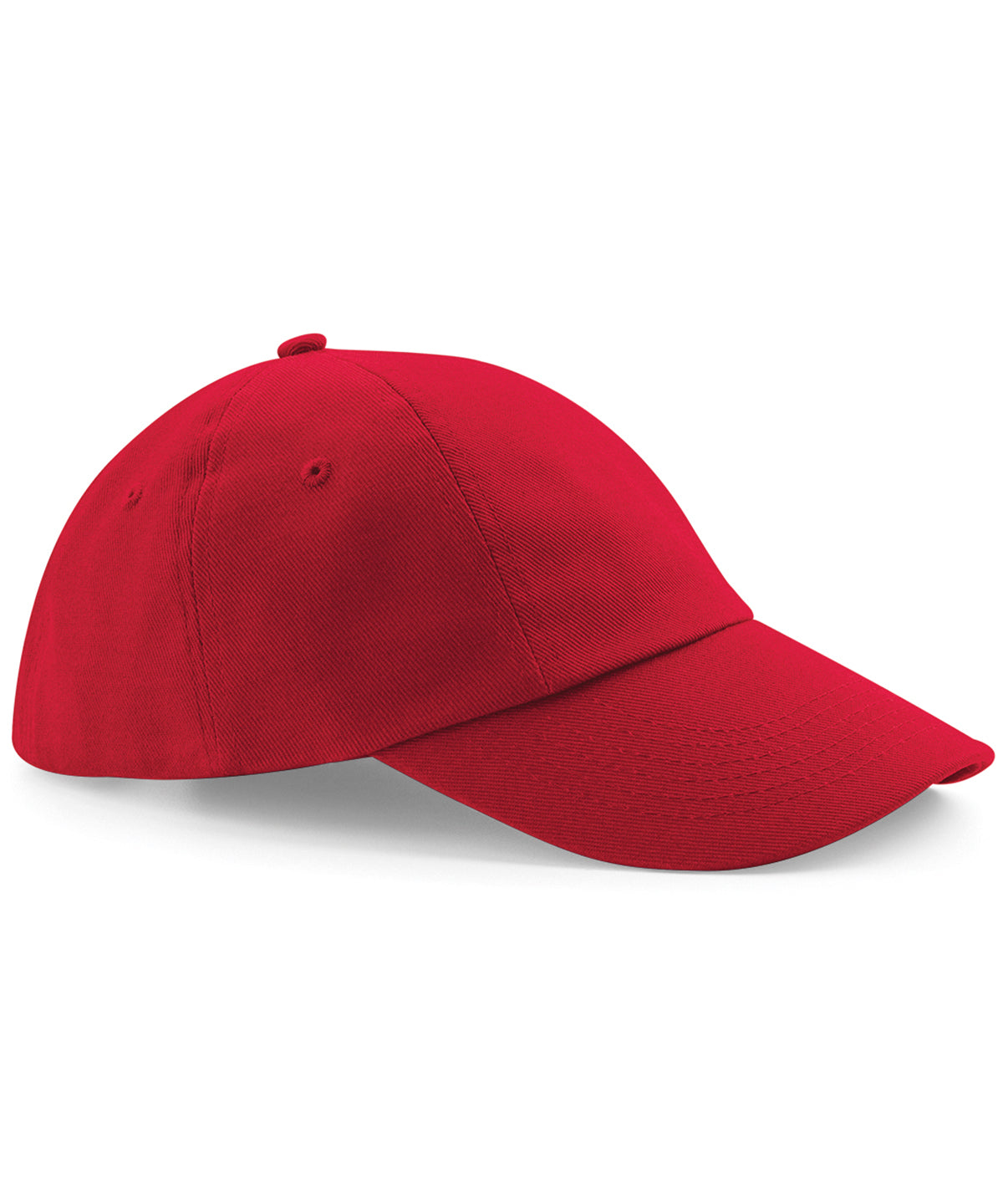 Low-profile heavy cotton drill cap - Classic Red