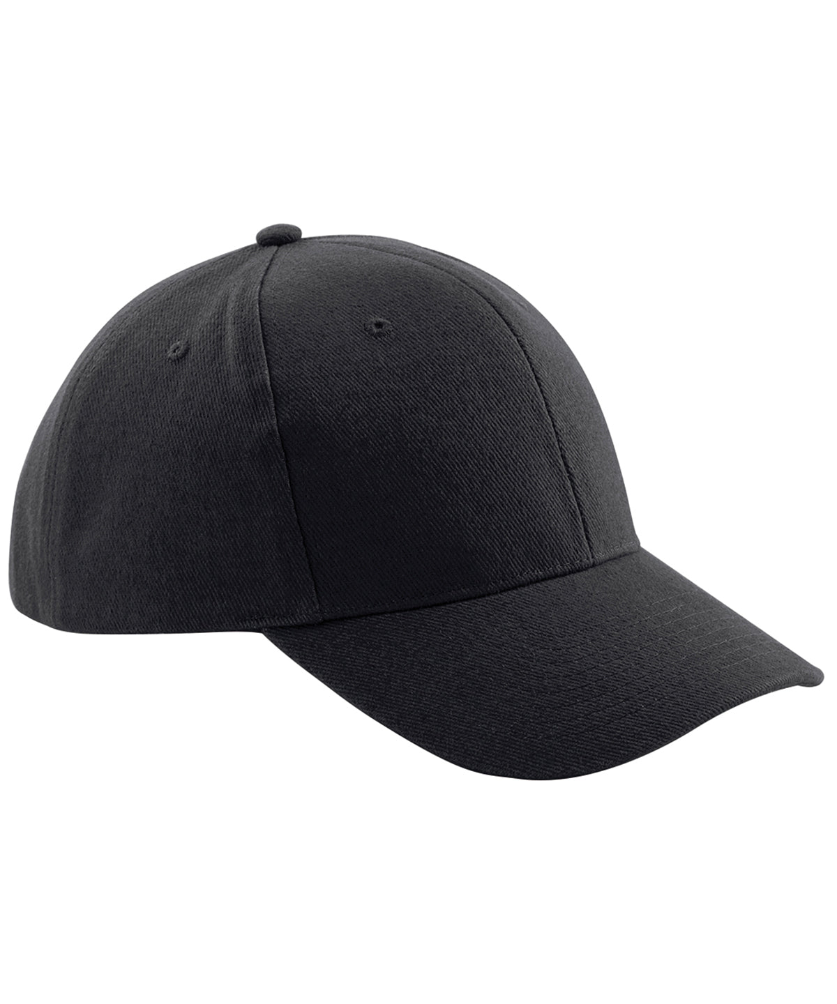 Pro-style heavy brushed cotton cap - Black
