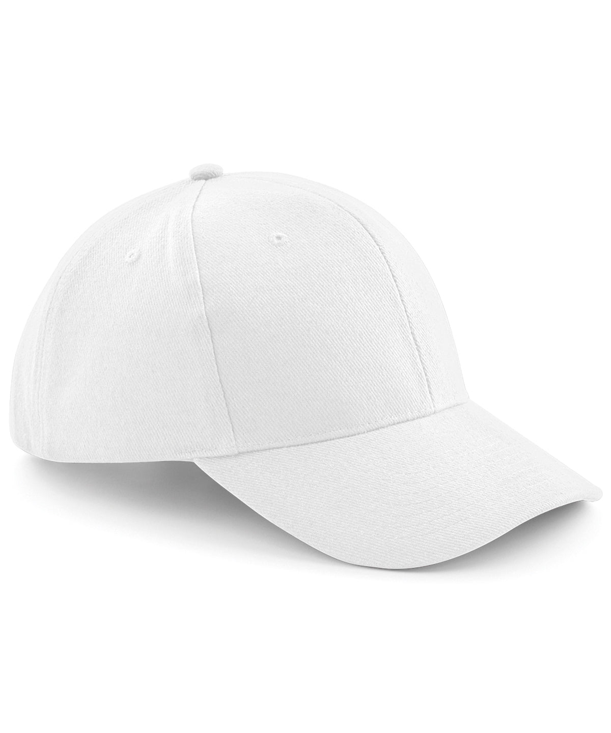 Pro-style heavy brushed cotton cap - White