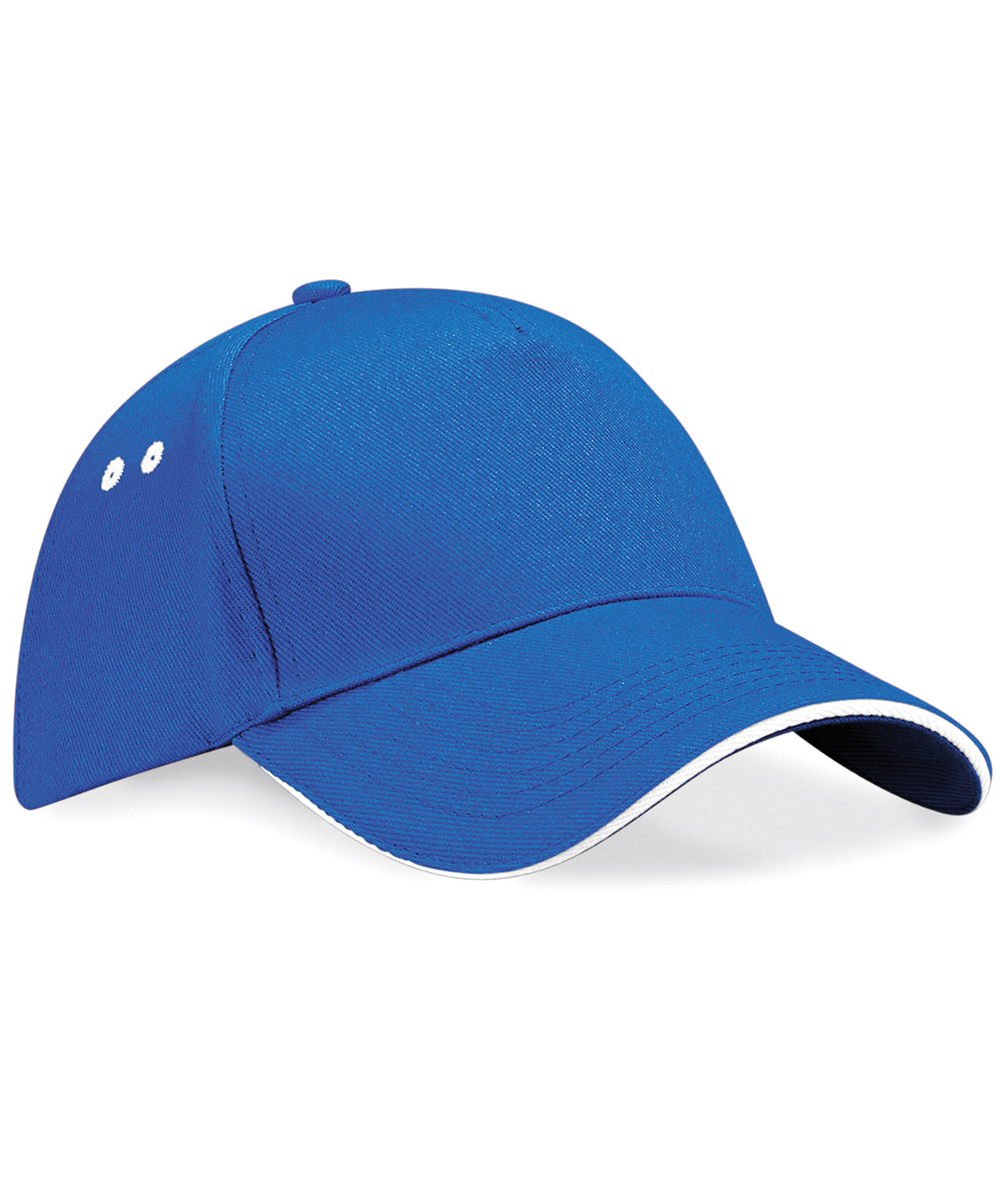 Ultimate 5-panel cap - sandwich peak - Bright Royal/White
