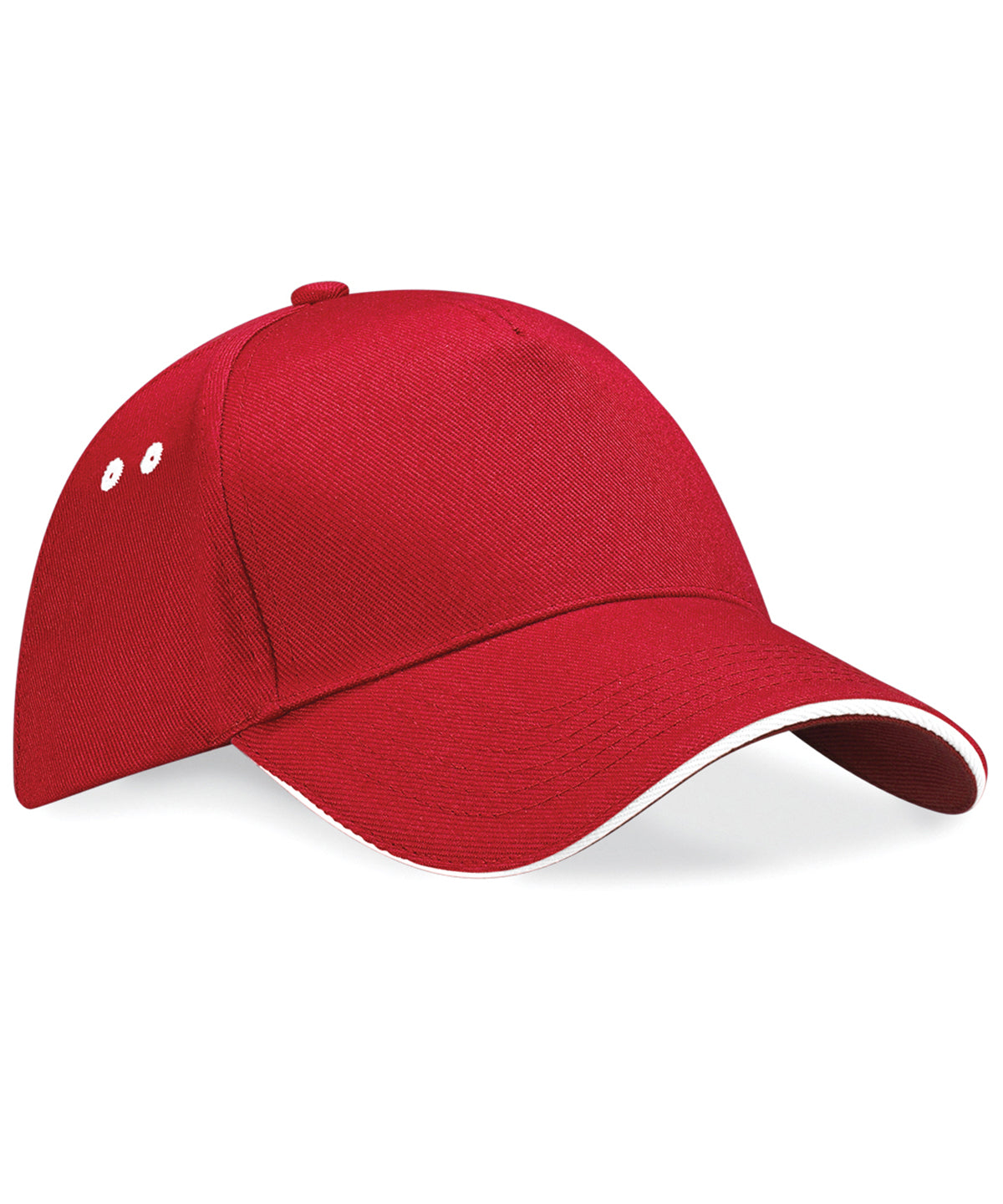 Ultimate 5-panel cap - sandwich peak - Classic Red/White