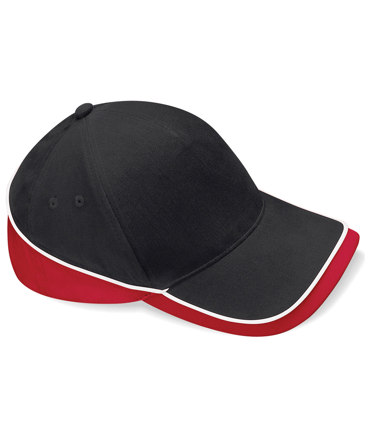 Teamwear competition cap - Black/Classic Red/White