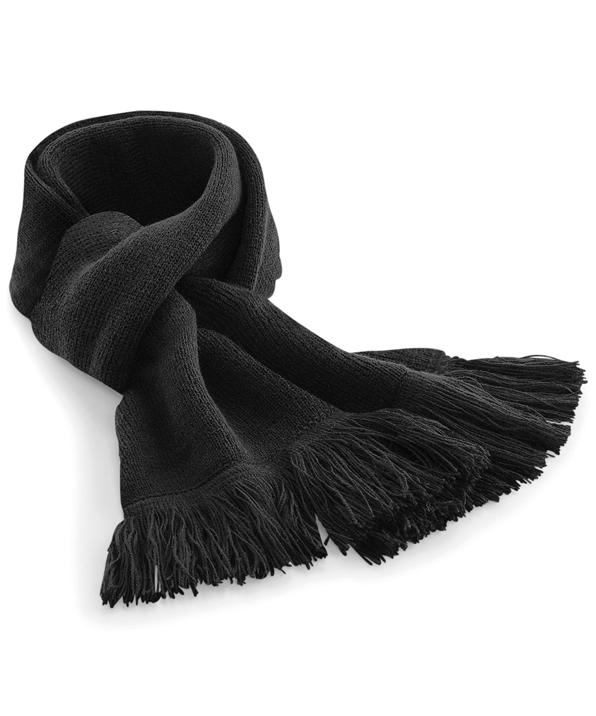 Classic knitted scarf - Black