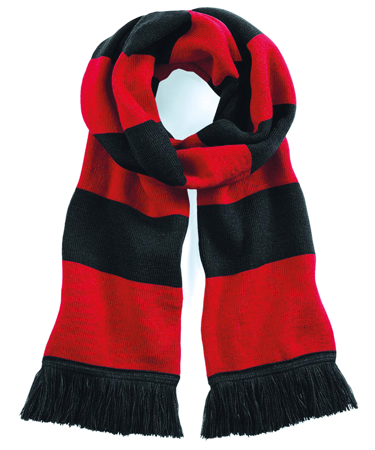 Stadium scarf - Black/Classic Red