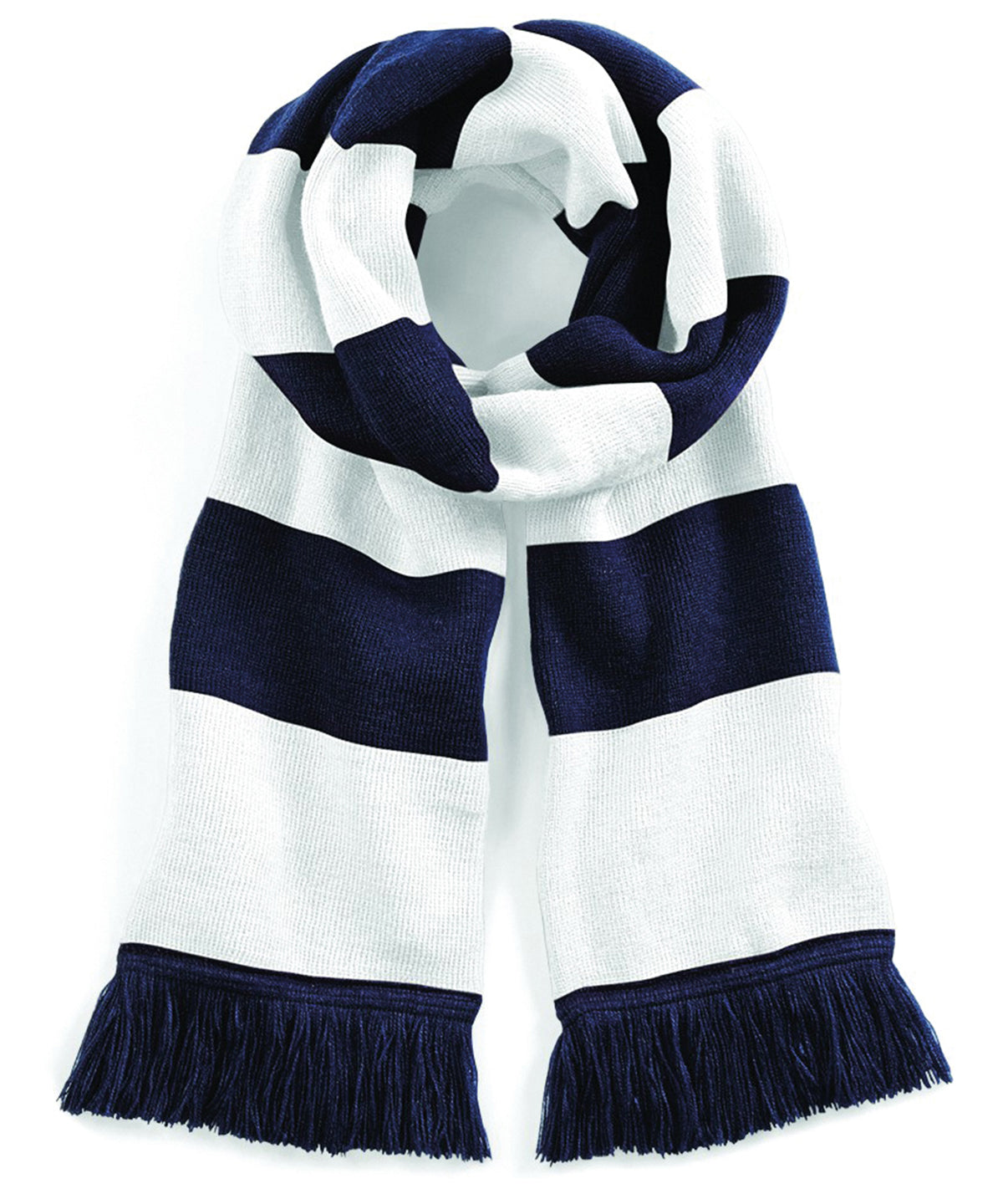 Stadium scarf - French Navy/White