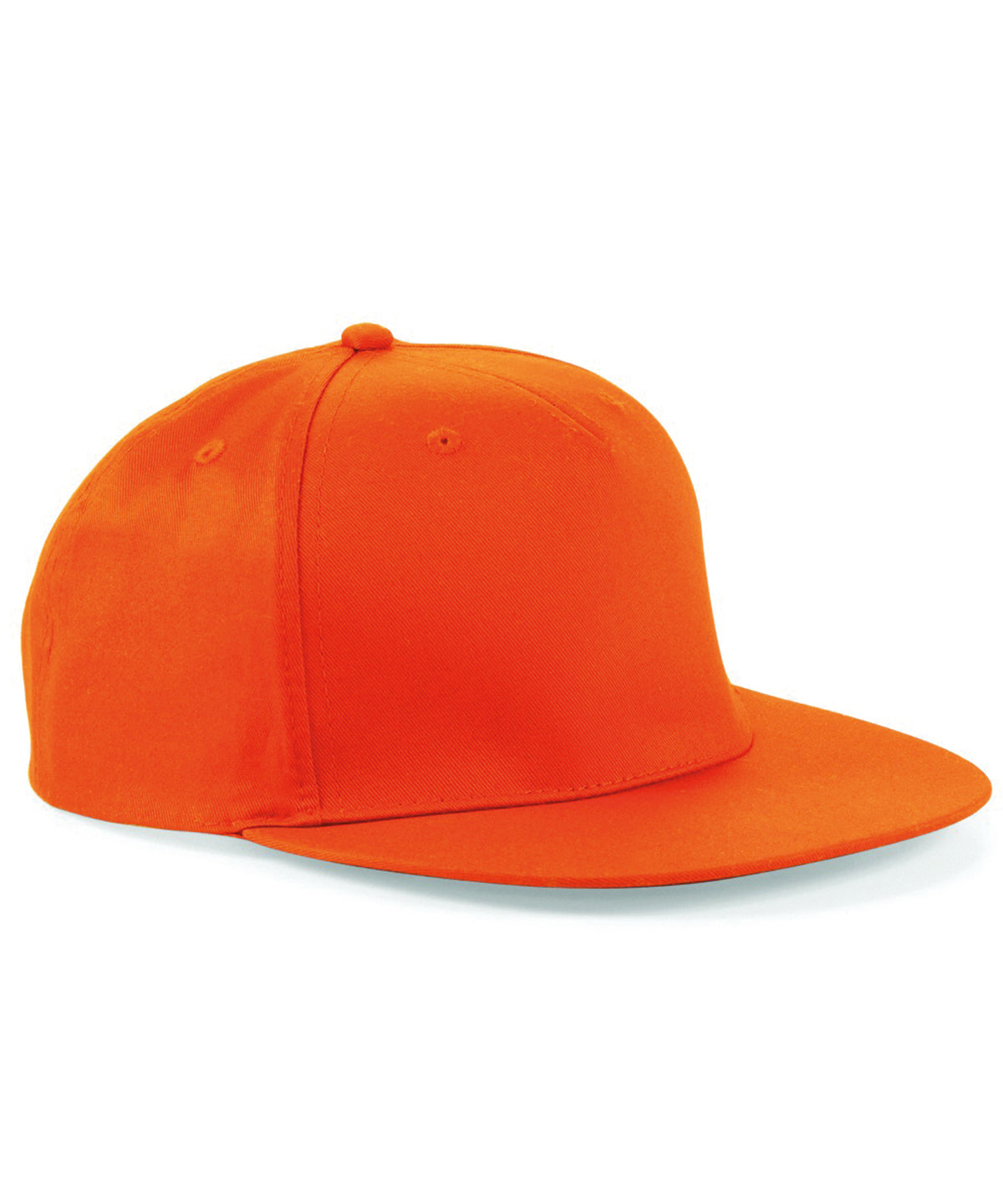 5-panel snapback rapper cap - Orange