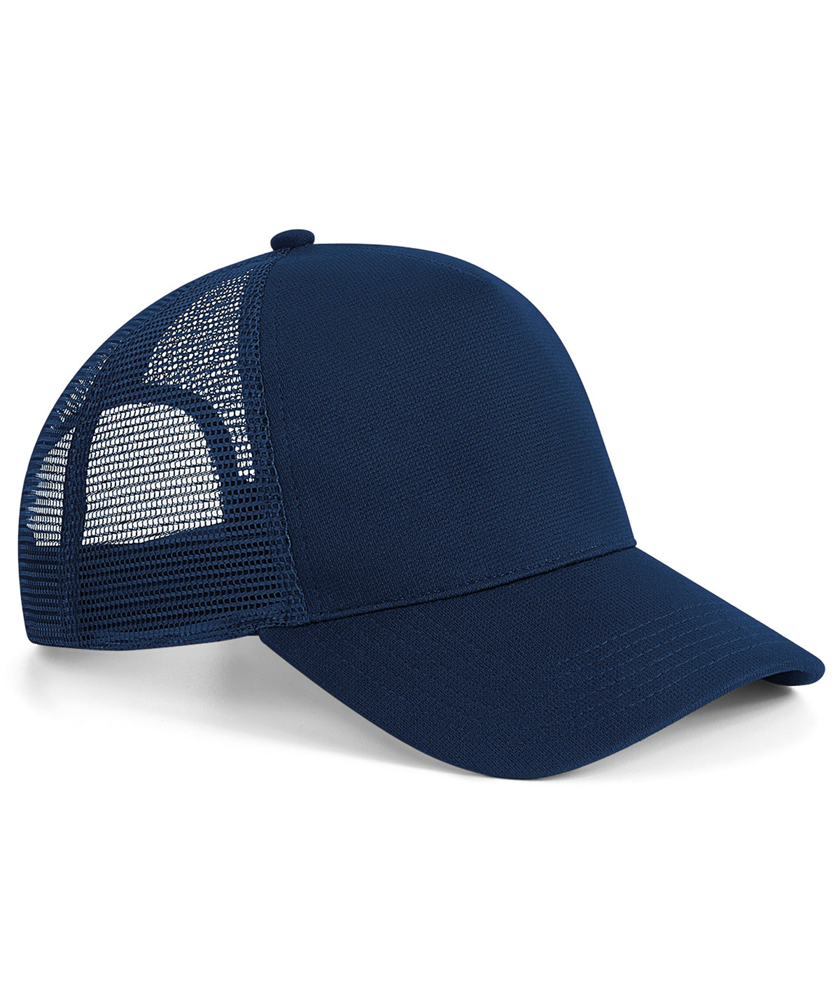 Microknit snapback trucker - French Navy