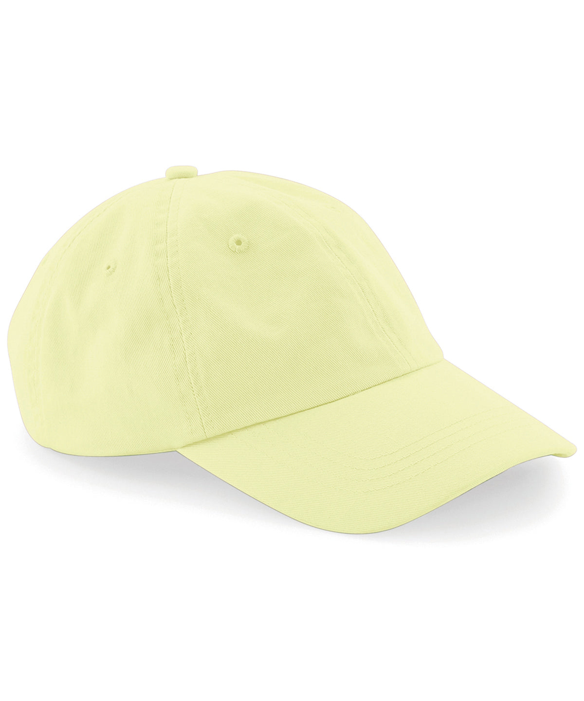 Low-profile 6-panel dad cap - Pastel Lemon