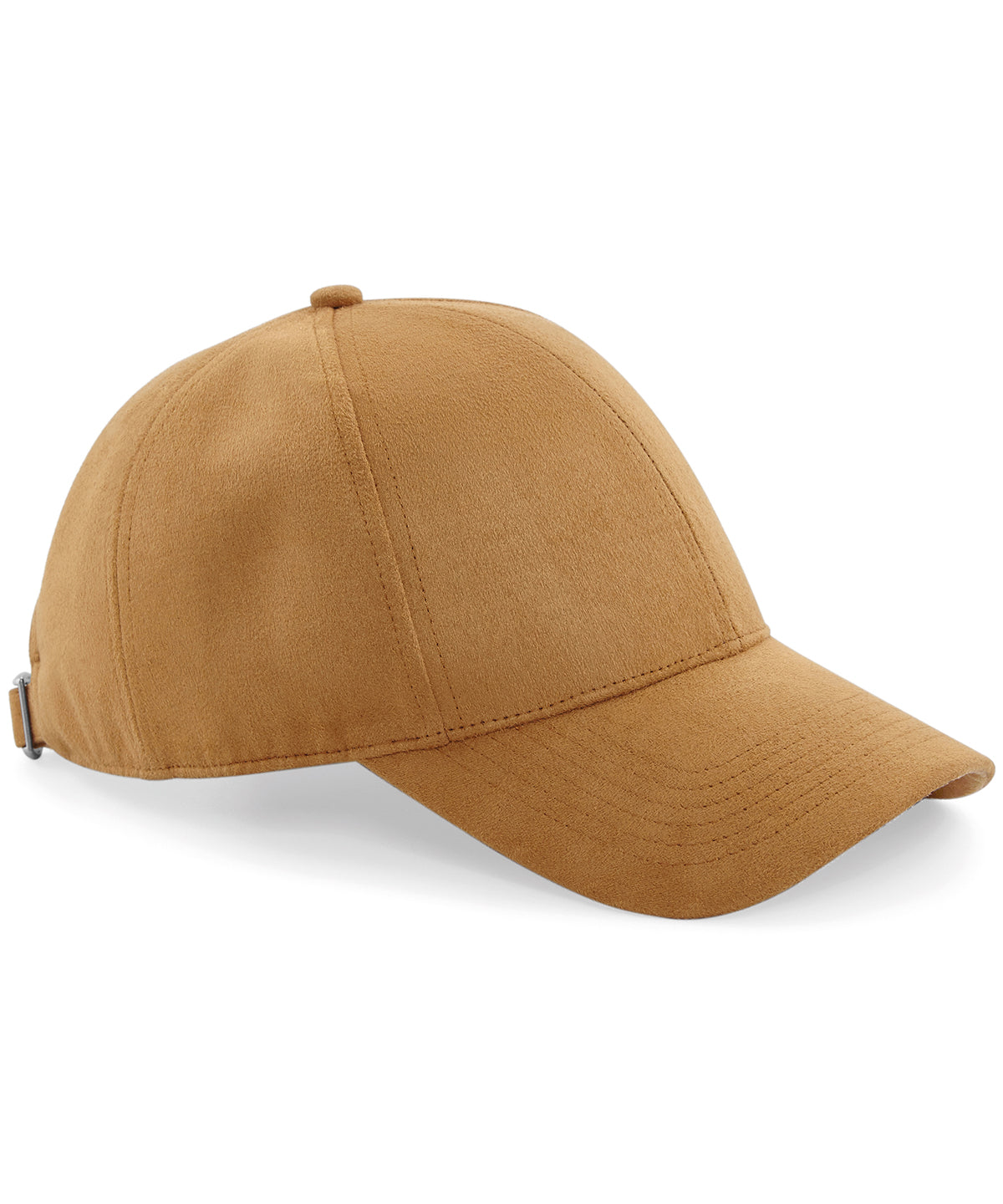 Faux suede 6-panel cap - Caramel