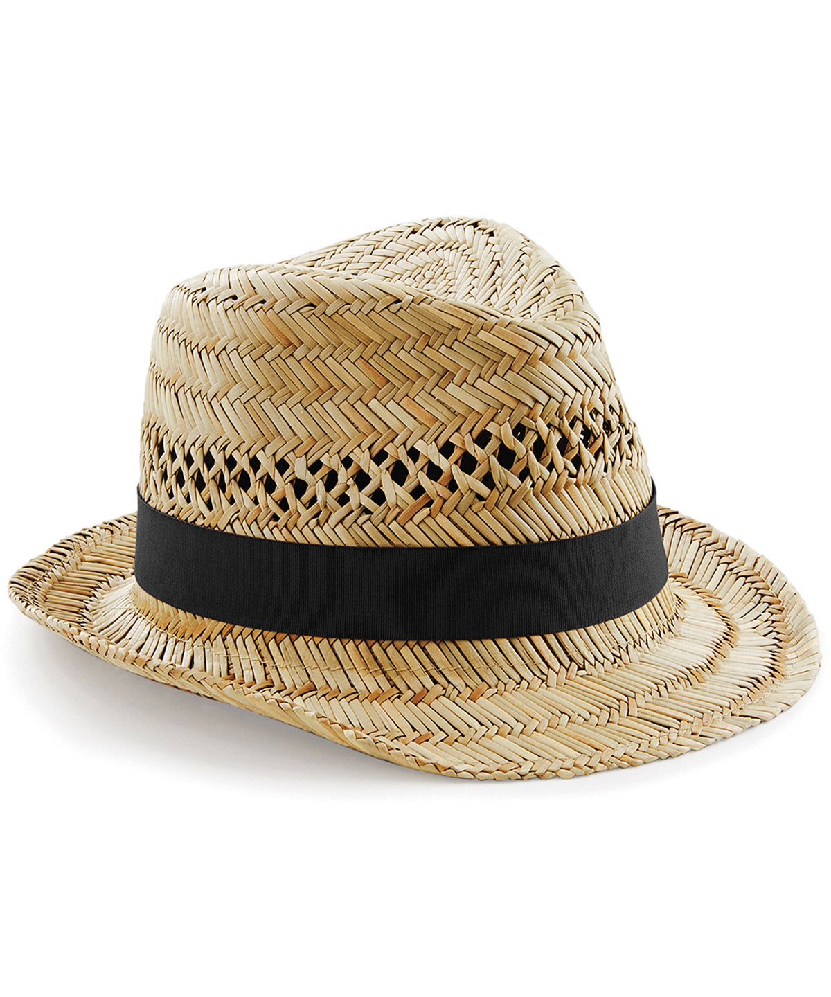 Straw summer trilby - Natural