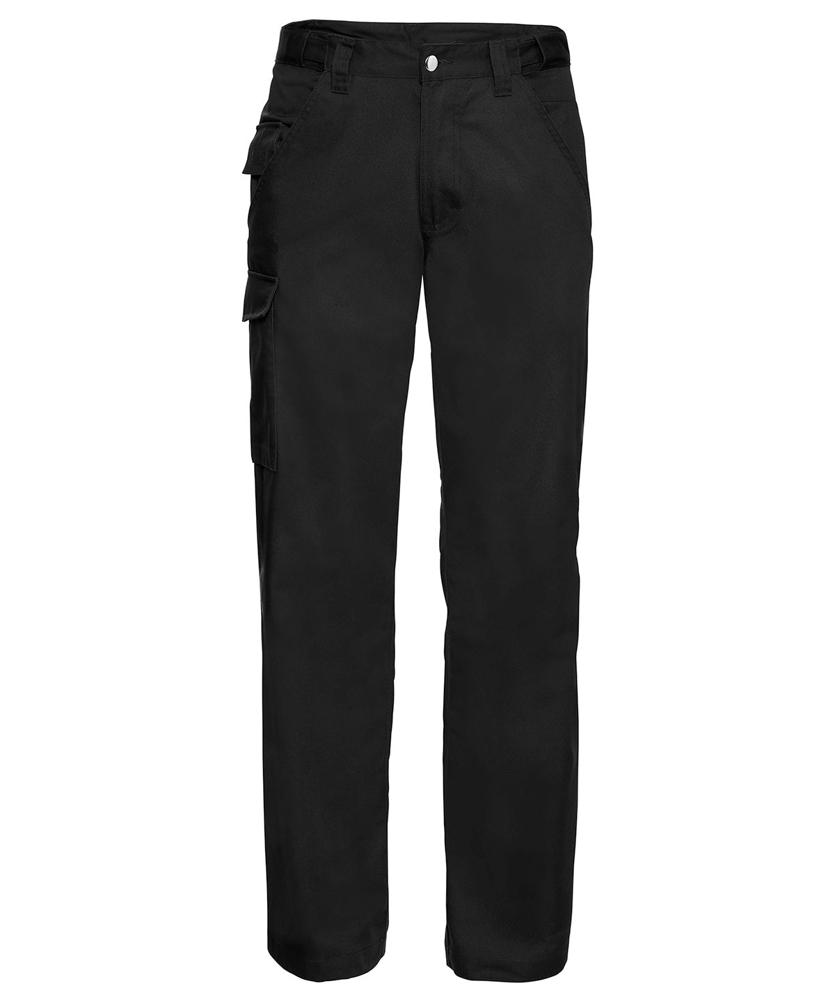 Polycotton twill workwear trousers - Black