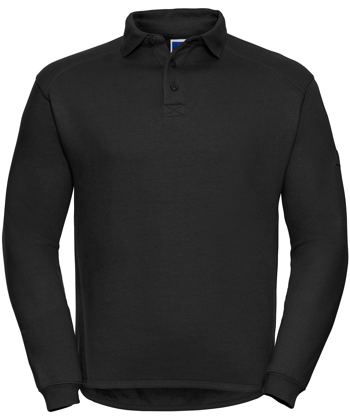 Heavy-duty collar sweatshirt - Black