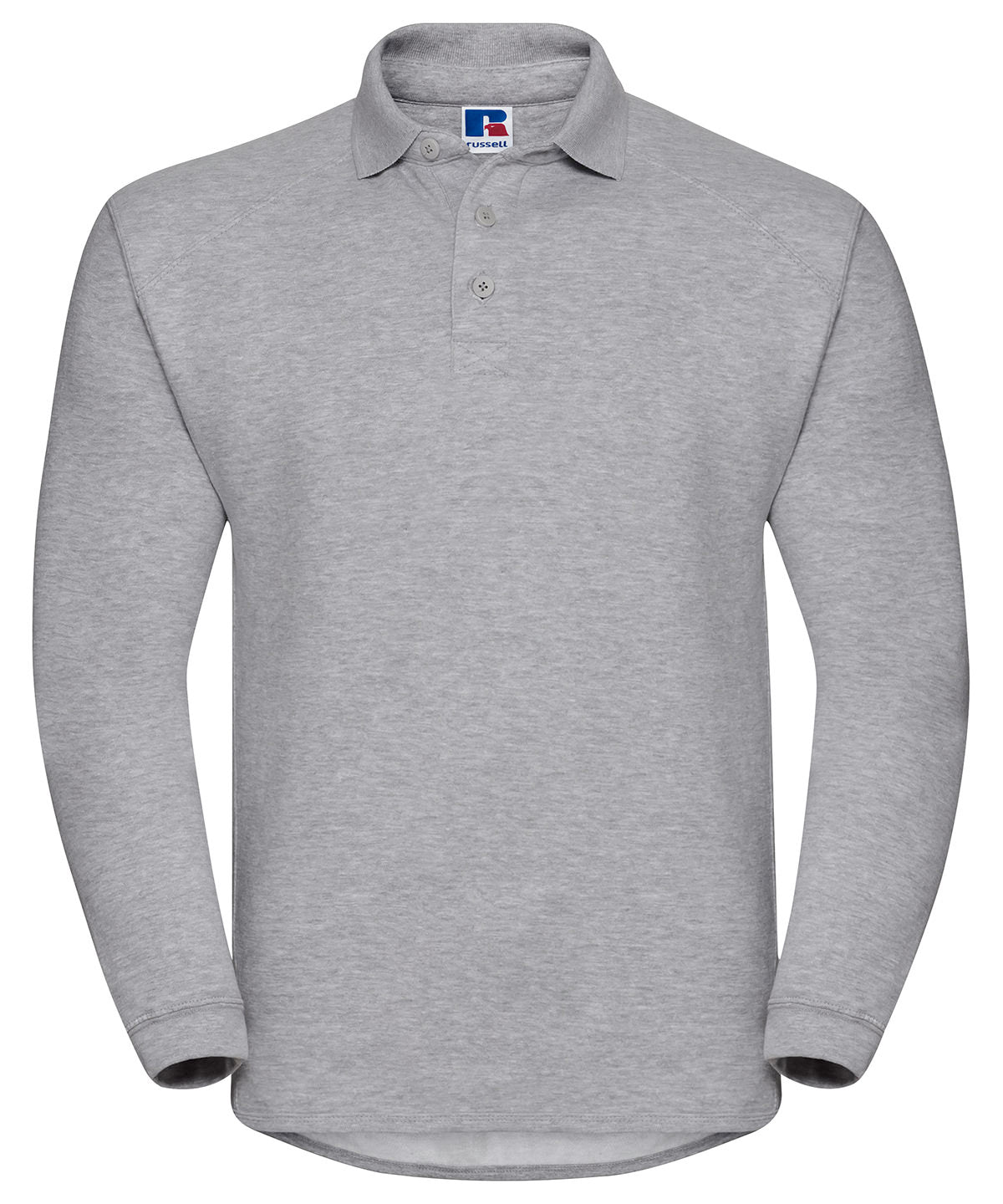 Heavy-duty collar sweatshirt - Light Oxford