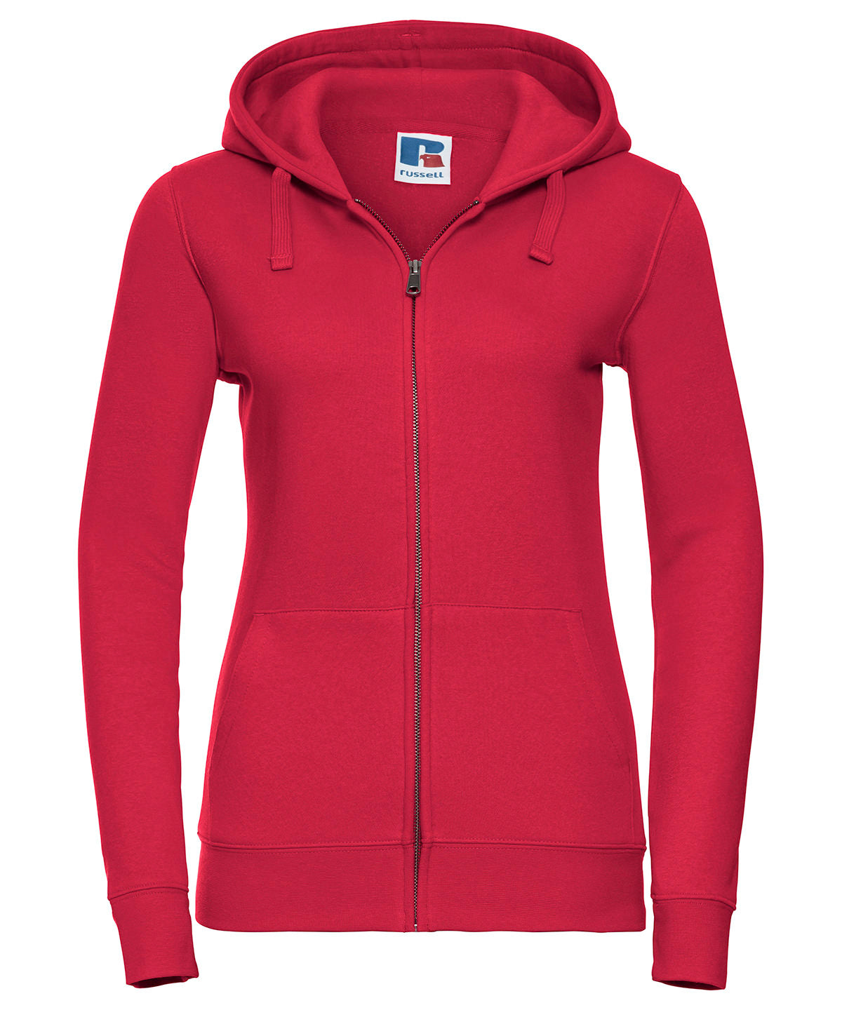 Women's authentic zipped hooded sweatshirt - Classic Red