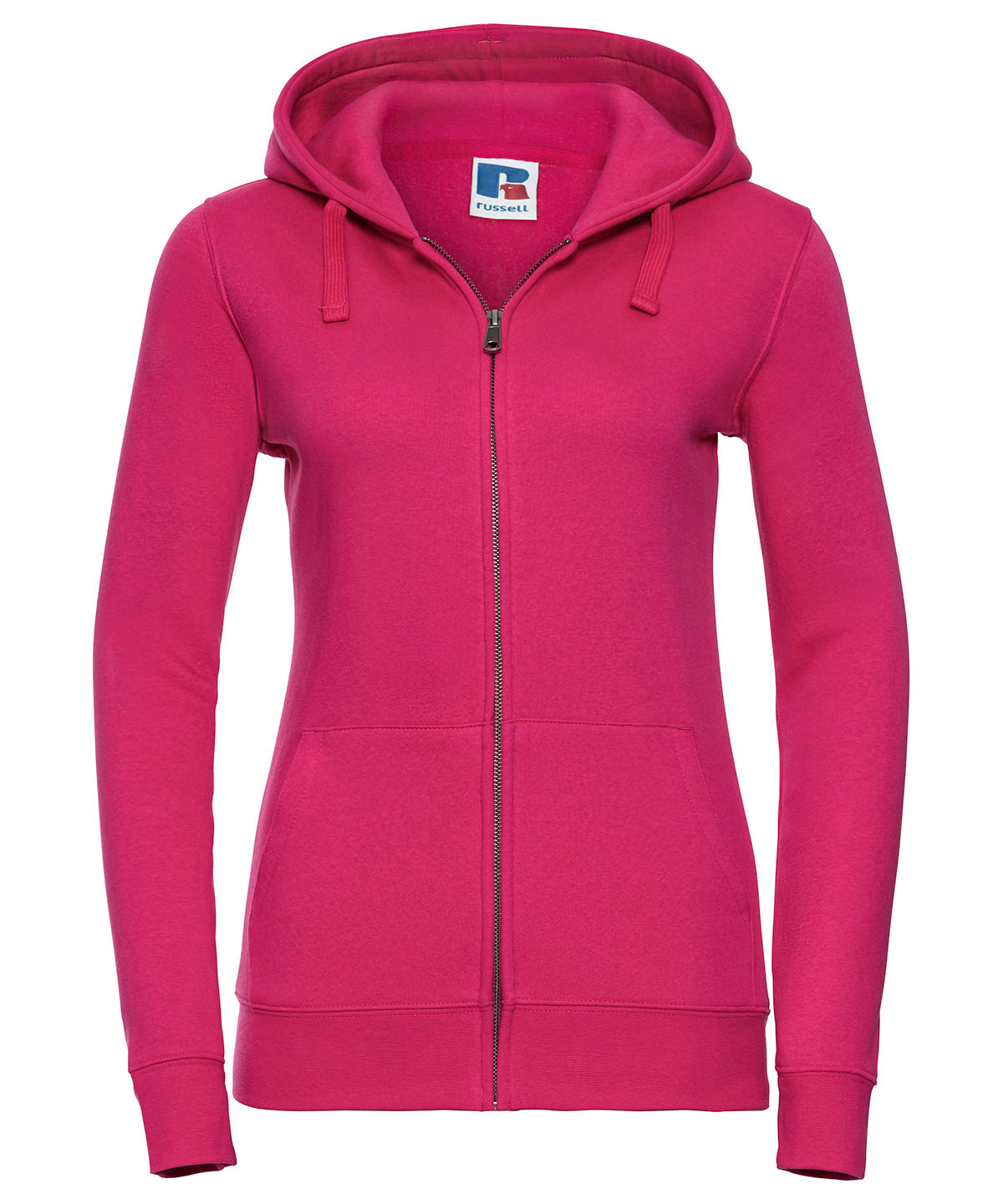 Women's authentic zipped hooded sweatshirt - Fuchsia