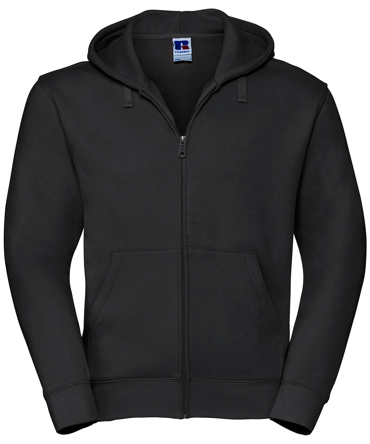 Authentic zipped hooded sweat - Black*†