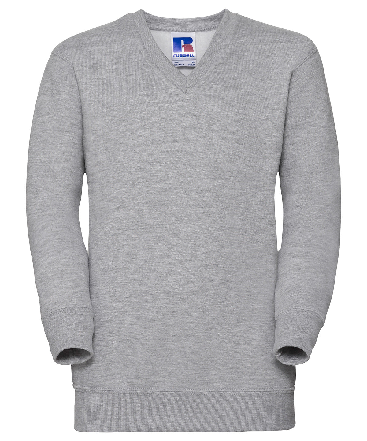 Kids v-neck sweatshirt - Light Oxford