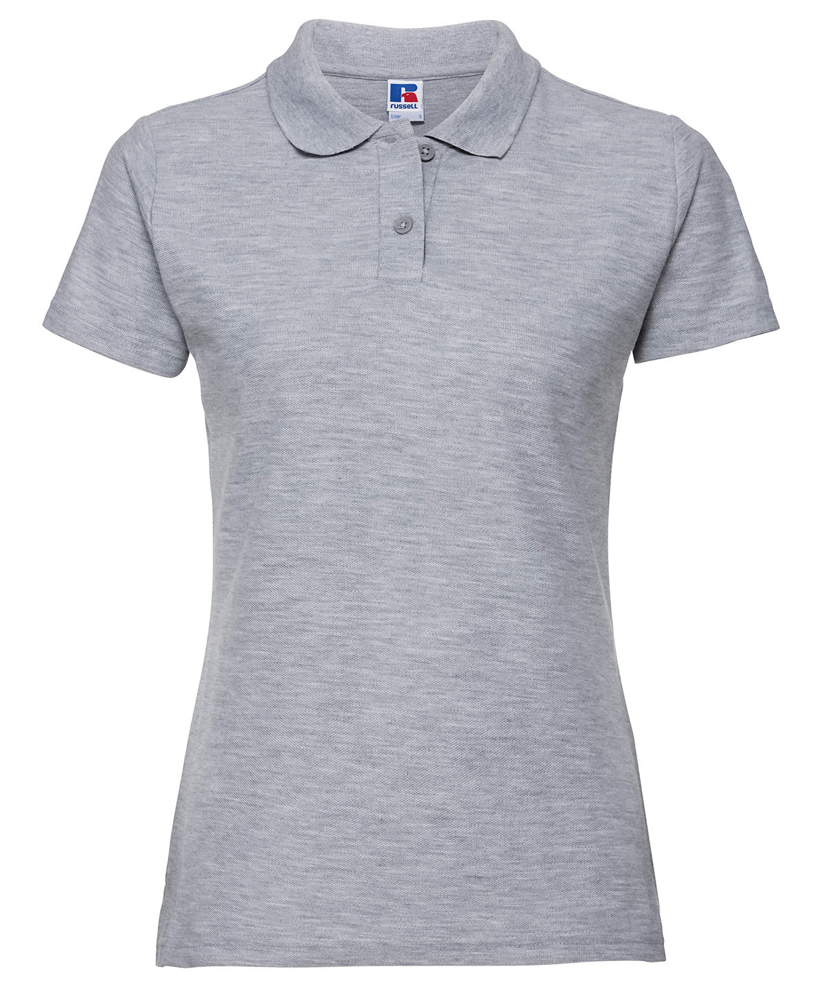 Women's classic polycotton polo - Light Oxford