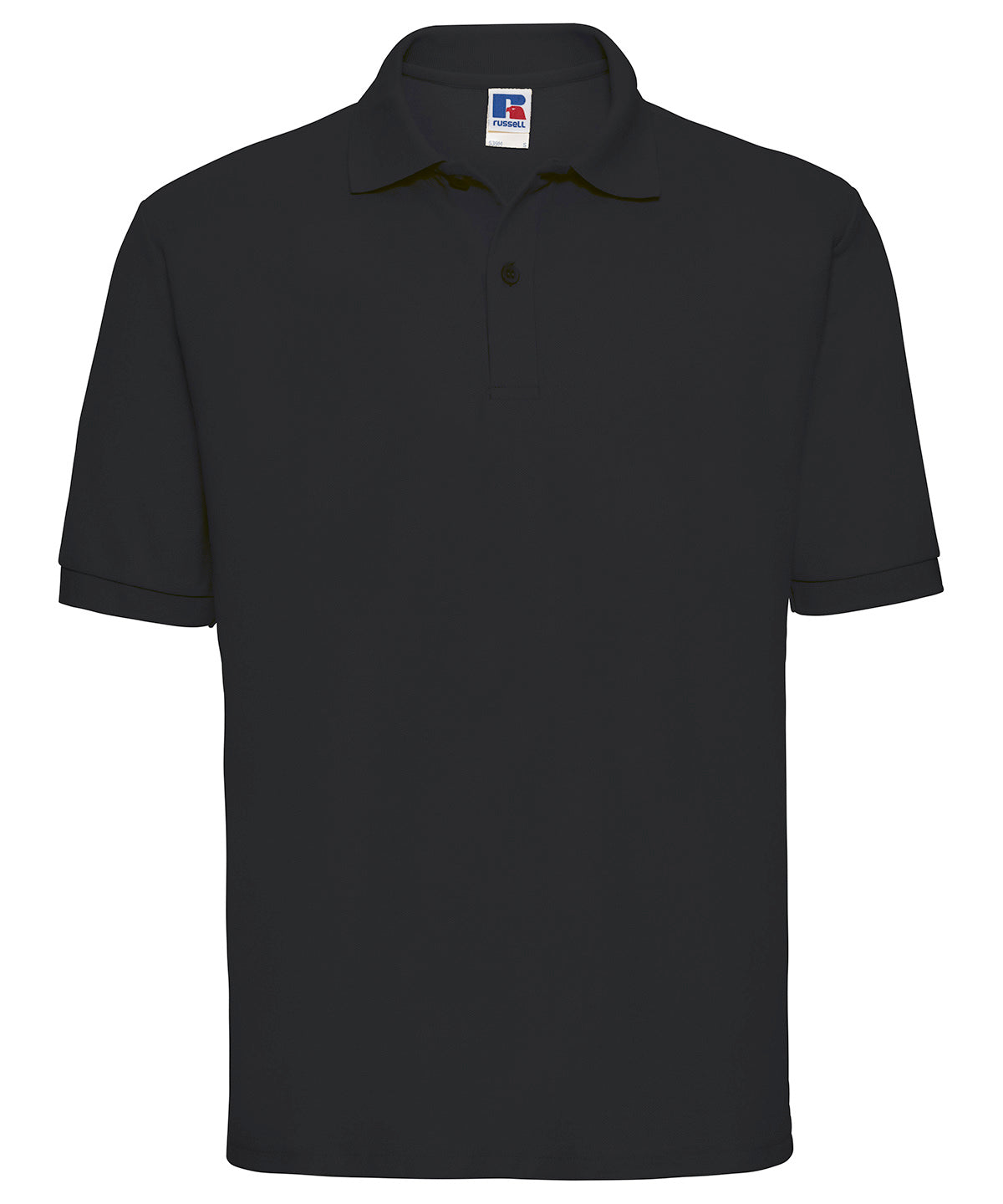 Classic polycotton polo - Black*†