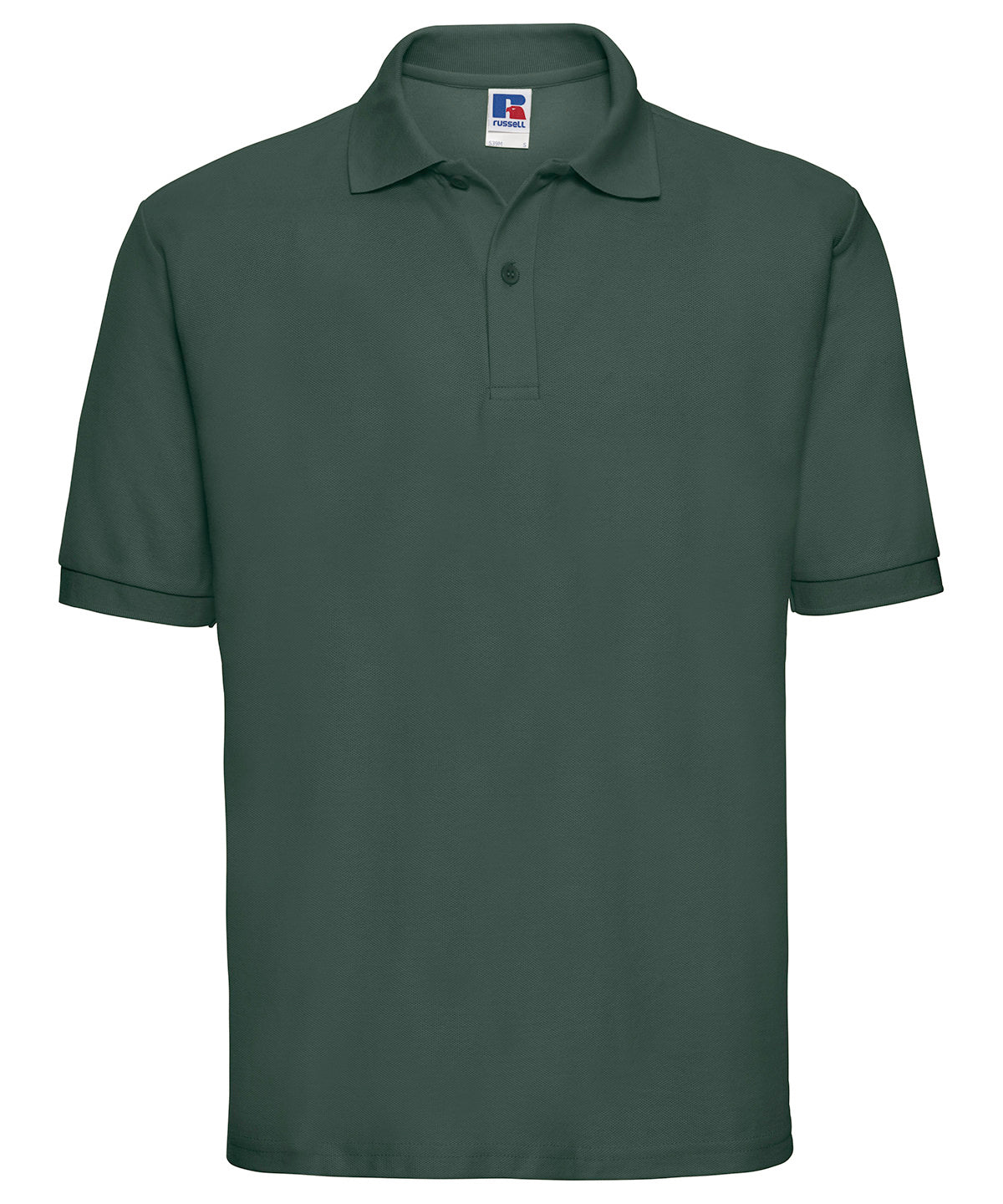 Classic polycotton polo - Bottle Green*