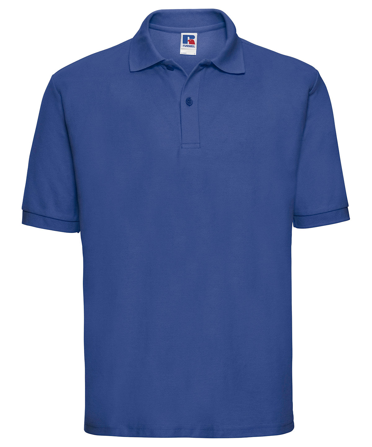 Classic polycotton polo - Bright Royal*†