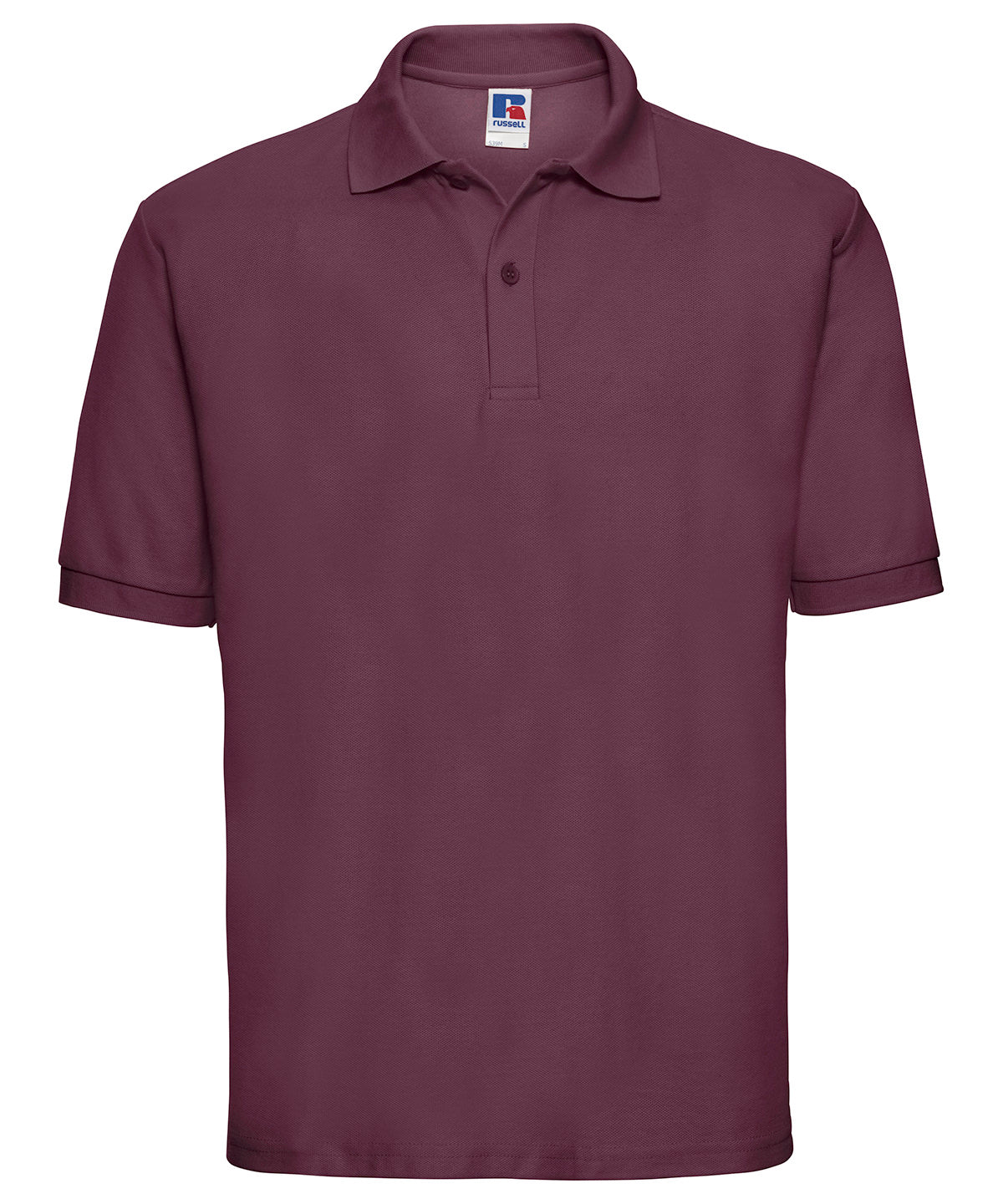 Classic polycotton polo - Burgundy