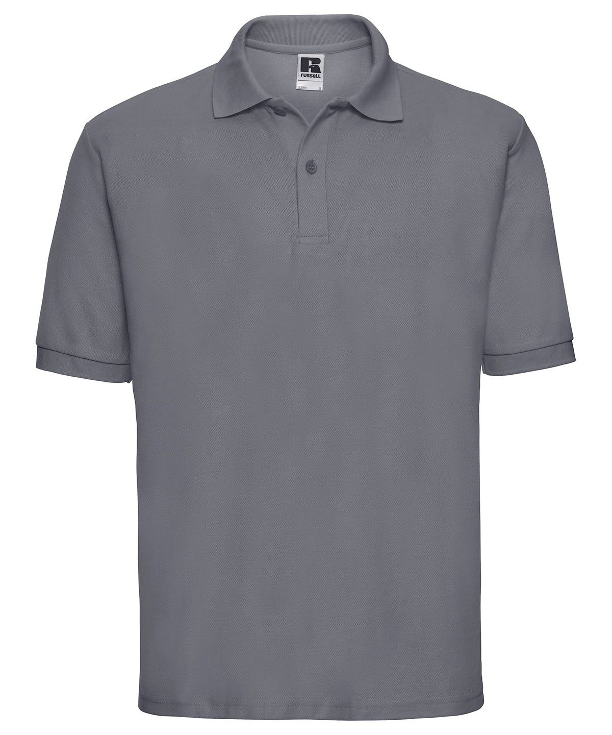 Classic polycotton polo - Convoy Grey