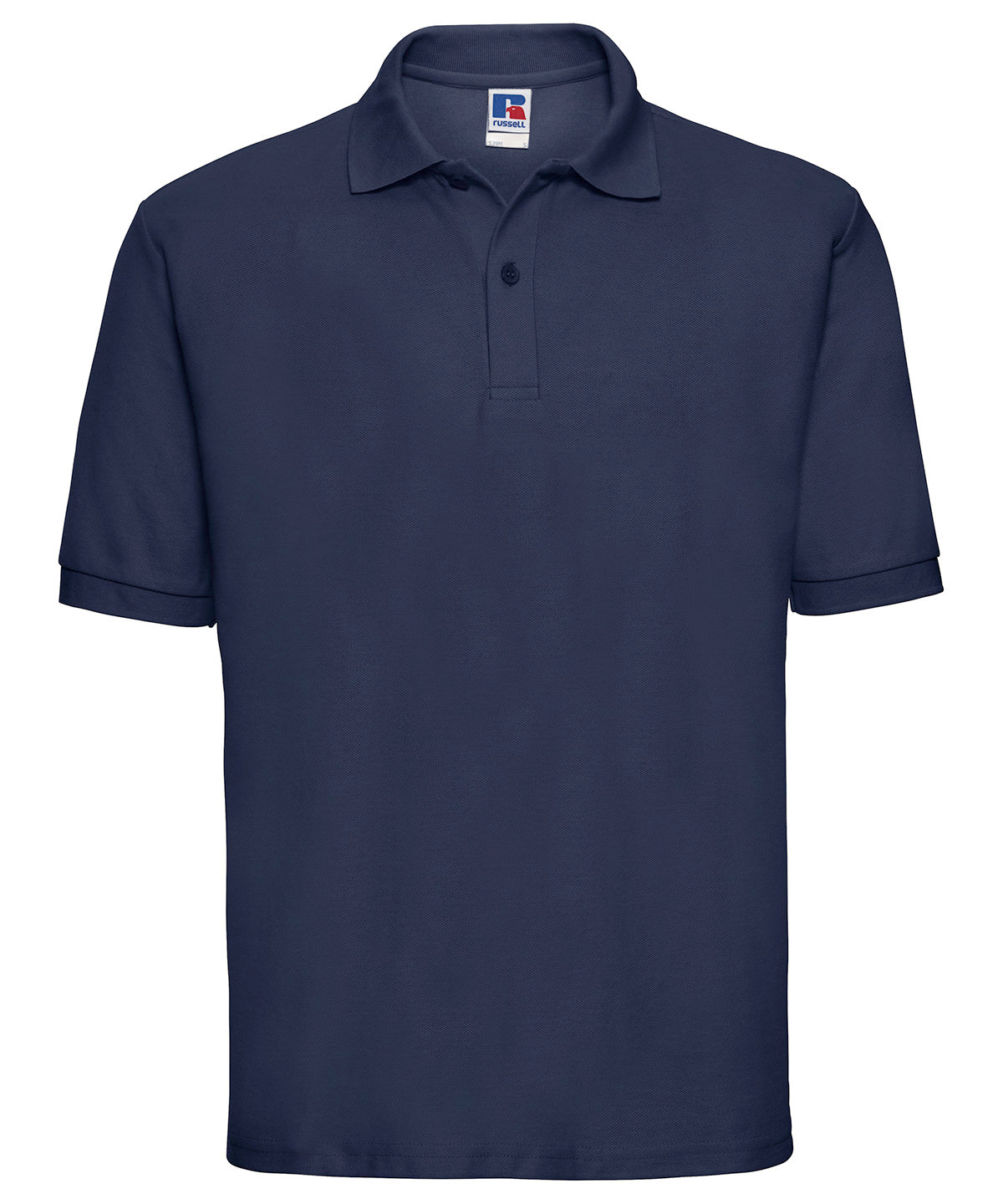 Classic polycotton polo - French Navy*†